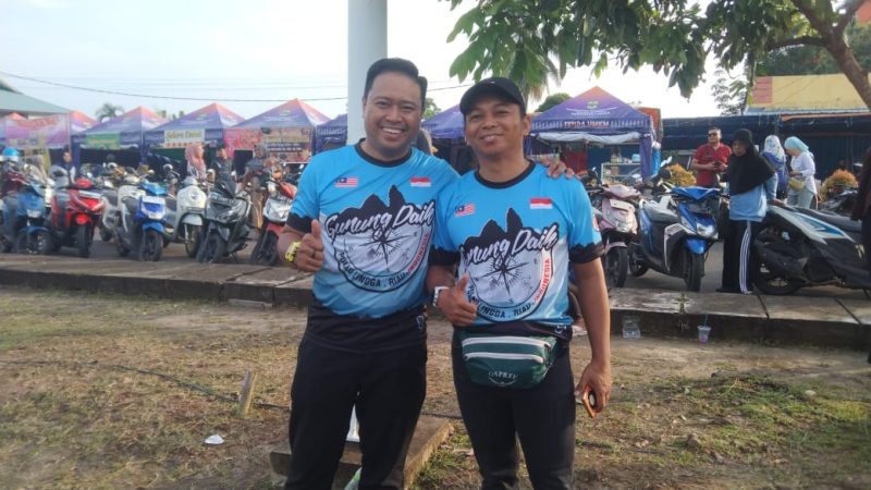 WNA asal Negera Malaysia mengunjungi tempat perayaan HUT ke-21 Kabupaten Lingga. (Foto: Beritalingga/Aweng).