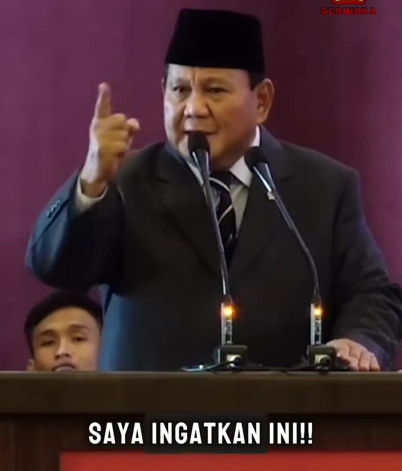 Presiden RI, Prabowo Subianto. 