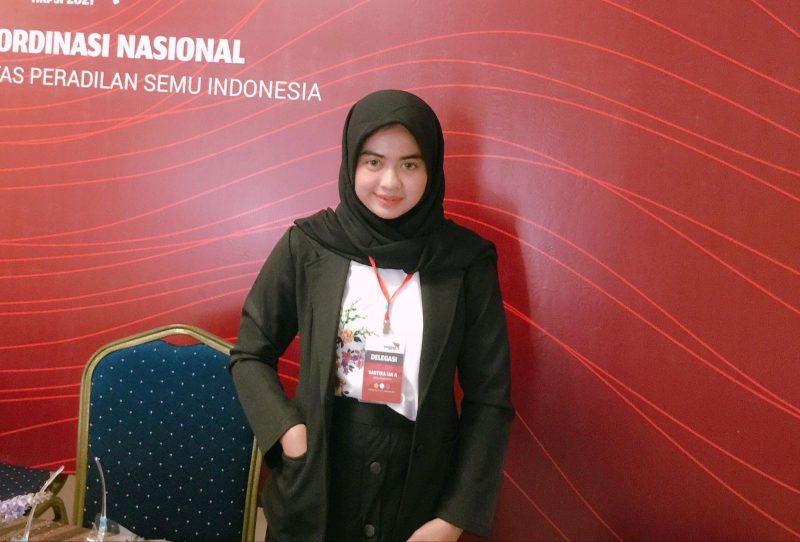 Sartika Lia Apriana, S.H., salah satu Kuasa Hukum SR.
