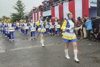 Karnaval HUT RI Ke-80 di Kecamatan Singkep, Kabupaten Lingga. (Foto: Ihand)